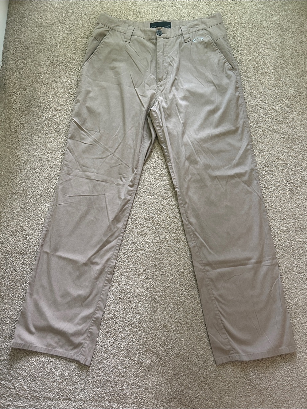 Oakley Men's Tan Casual Chino Pants